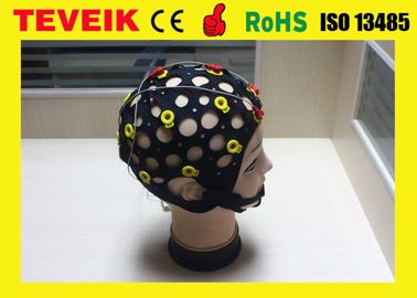 Silver chloride electrode 20 leads EEG Cap , EEG cap for EEG machine,eeg hat
