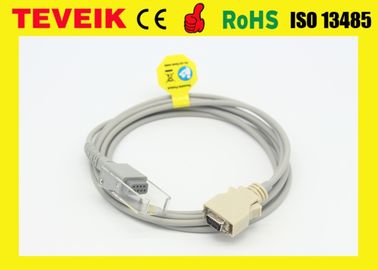 Factory Price Reusable MS LNCS sensor SpO2 Adapter Cable, 14 Pin to DB9 Female Extension Cable