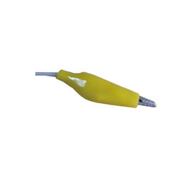 Medical Accessories EEG Cable TPU Material 1m Connector Yellow Cover For EEG Machine