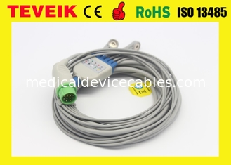 Hot selling Medical Manufacture of Reusable Biolight 5leads Round 12pin ECG Cable For A8/A6 Patient Monitor