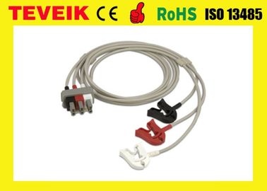  Medical Patient Monitor ECG cable M1603A EKG cable 3 leads Clip AHA