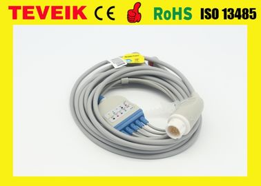 Reusable Medical of Mindray Round 12pin 5Leads ECG Cable For Beneview T8 Patient Monitor