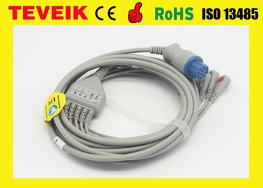 Factory Price of Medical One Piece Datex Cardiocap 5 leads Round 10pin ECG Cable For Patient Monitor