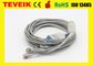 Medical Manufacturer Reusable Biolight 5leads Round 12pin ECG Cable For A8/A6 Patient Monitor