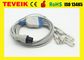 Teveik Factory of Reusable Mindray Round 6pin 5 Leads TPU ECG Cable For Patient Monitor