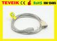 Factory Price Reusable MS LNCS sensor SpO2 Adapter Cable, 14 Pin to DB9 Female Extension Cable