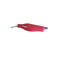 Brain Wave EEG Cable Medical Grade TPU Material 1m Crocodile Clip Type Red Cover