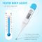Factory Price Baby Flexiable Thermometor Digital Oral Electronic Thermometers