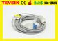 Teveik Factory of Mindray Reusable One Piece Rould 12pin 5 leads ECG Cable For PM7000 Patient Monitor