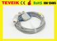 Teveik Factory of Mindray Reusable One Piece Rould 12pin 5 leads ECG Cable For PM7000 Patient Monitor