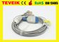 Medical Manufacture of HP One Piece Round 12pin 5leads ECG Cable For HP Patient Monitor