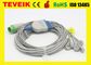 Factory Price of Medical Reusable Biolight 5 leadwire Round 12pin 5Leads ECG Cable For Patient Monitor
