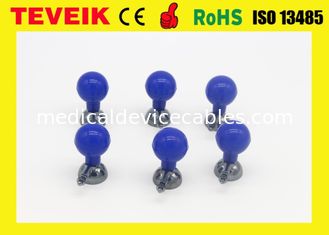 Blue Color ECG Electrode For DIN 3.0