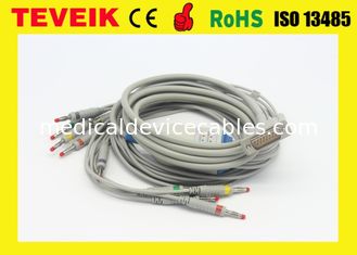 Banana 4.0 M3703C PLPS One Peice Series EKG Cable IEC Standard