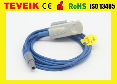 MS3-109069 Edan Compatible SpO2 Sensor, Readel 6pins Audlt Finger Clip Medical cable