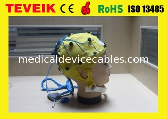High Precision EEG Electrode Cap With Different Sensor Electrodes 16 ~ 128 Channel