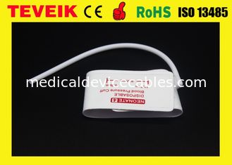 M1872A Disposable Neonate Non Invasive Blood Pressure Cuff Single Hose Nonwoven Cloth