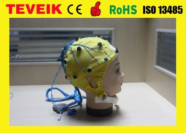 Medical Factory of Integrated Neurofeedback EEG Cap With Tin electrodes with 20, 32, 64 ,128 leads