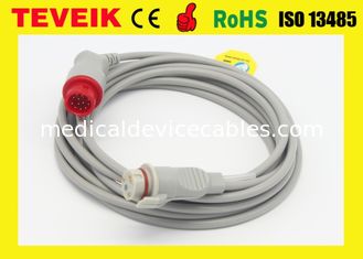 Drager Invasive Blood Pressure Cable round 6pin to BD adapter for drager patient monitor