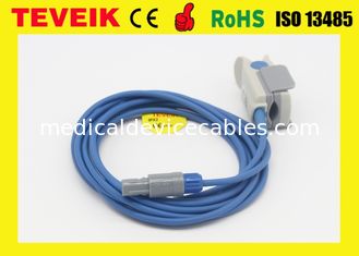 MS3-109069 Edan Compatible SpO2 Sensor, Readel 6pins Audlt Finger Clip Medical cable