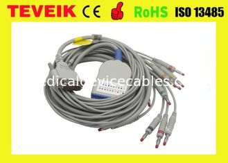 Long Screw Schiller EKG Cable 10 lead ECG Cable and Leadwires for AT3,AT6,CS6,AT5, AT10,AT60