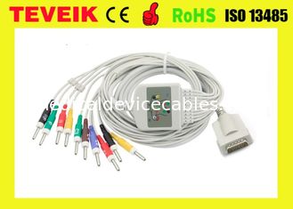 Burdick Compatible EKG Cable 012-0844-00 10 lead ECG Cable with IEC standard Din 3.0