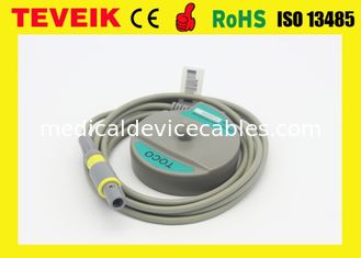 Medical Teveik Edan F3 /F9 TOCO Fetal Transducer Compatible For CADENCE II Fetal Monitor