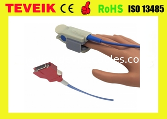 Reusable Ms DCI-dc12 adult finger clip SpO2 sensor,10ft, 20pin for Rad-5,6,7,8