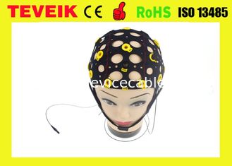 Black Tin Electrode EEG electrode cap, 20 leads separating EEG hat