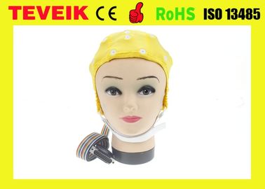 Medical EEG hat, Tin electrode,32 leads eeg cap with DB25 pin connector for eeg machine