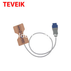 Medical Low Price Disposable GE 9pin TruSat SpO2 Sensor for Adult, 0.45m, medaplast