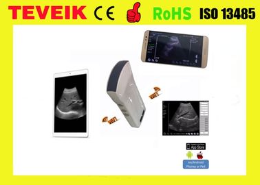 New handheld wireless B/M ultrasound transducer, wifi Convex ultrasound probe for Ios/Android