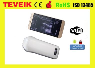 Mini 128 Elements Wireless Ultrasound Probe Wifi Electric Linear Type Portable