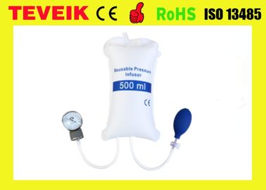 500ml Medical Blood Pressure Cuff Manual Pressure Infusion Bag With Pressure Indicator