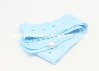 Blue CTG  Fetal Monitoring Belts Spandex 35% Polyester 65% FDA Certificated For Medical