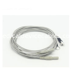 Pure Silver Electrode EEG Cable Medical Accessories With DIN1.5 Socket Cup