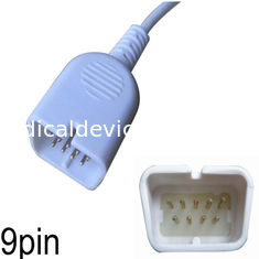 Disposable Neonatal / Adult Medical Spo2 Probe Nihon Kohden 9 Pin For Patient Monitor