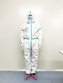 Factory Price Medical Grade Non Woven SMS Isolation Protective Clothing Coverall
