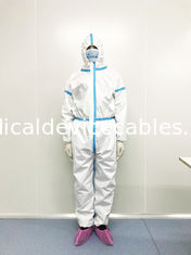 Factory Price Medical Grade Non Woven SMS Isolation Protective Clothing Coverall