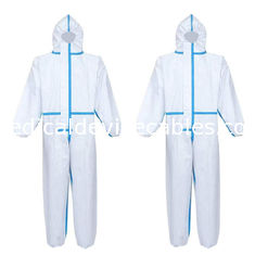 Surgical Disposable Protective Gown Non Woven Fabric PE Breathable Film soft