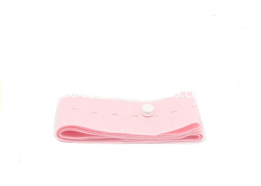 Disposable CTG belt with buttonhole for fetal monitor  pink