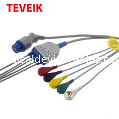 IEC Round 10 Pin 5 Leads Medical Datex Satliteplus Ecg Monitor Cable