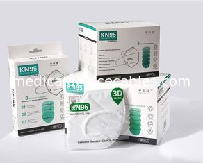 Kn95 Mask Respirator 15*10.2cm KN95 5 Ply Meltblown Ambu Disposable Face Mask