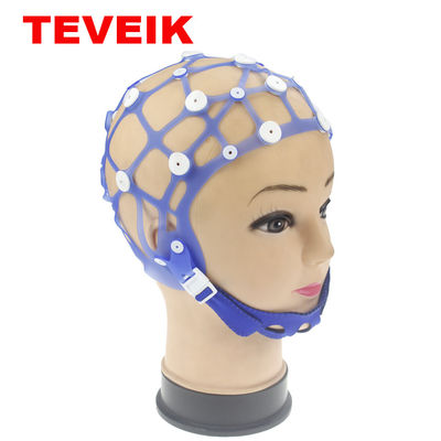 20 Electrode Channel EEG Hat Multi Size Reusable Silicone Without Electrode