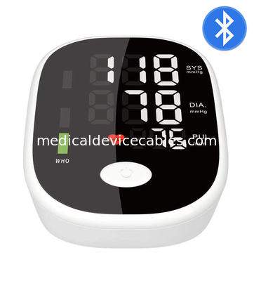 LCD Display Blood Pressure Monitor Cuff Plastic ABS With Voice Broadcasting