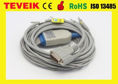 Nihon Kohden EKG Cable for Cardiofax EKG-8270/8350 6151/6353 Banana 4.0