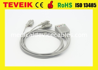 Siemens Patient Monitor Device ECG Cable 3 leads Clip AHA