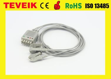 Compatible Siemens 3 leadwires ECG Cable clip, IEC