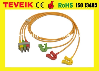 Compatible GE- Marquette ECG / EKG cable compatible with Pro1000 3 leadwires, clip, IEC