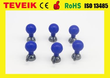 Blue Color ECG Electrode For DIN 3.0